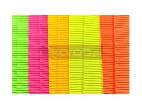 Tektura falista kolorowa fluo 25x35cm 10 arkuszy