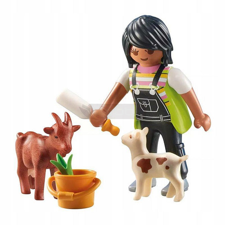 PLAYMOBIL 71759 Dziewczynka z kozami, zestaw dla dzieci +4 lata