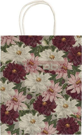 Torebka ozdobna A5 STBAG150 Dalia fioletowa