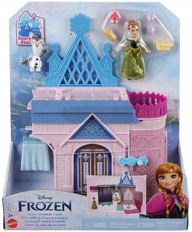 DISNEY FROZEN KRAINA LODU ZAMEK ANNY zestaw do zabawy z Anną i Olafem HLX02