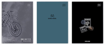 Zeszyt A4/60K kratka M 70g Boys mix (5szt)