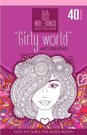 Kolorowanka antystresowa 126x200 20 Girly world