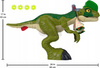 IMAGINEXT JURASSIC WORLD DINOZAUR Dilophosaurus 66 cm figurka interaktywna HVY16