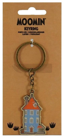 Muminki Brelok metalowy Dom Muminków