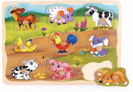 Układanka TOP BRIGHT Puzzle drewniane Zwierzęta
