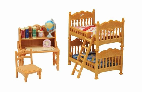 Sylvanian Families Wiejski pokój dziecięcy z łóżkiem piętrowym