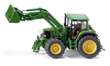 Traktor John Deere z przednią ładowarką
