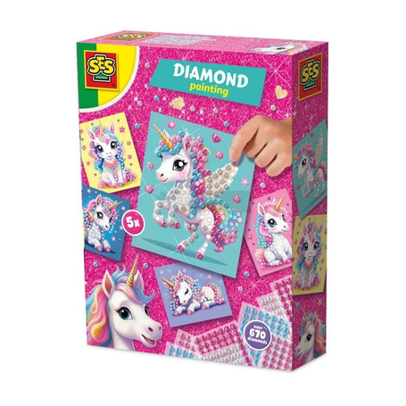 Jednorożec malowanie diamentów
