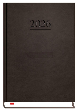 Terminarz 2026 B6 dzienny powszechny czarny