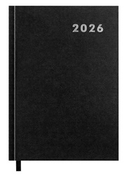 Kalendarz książkowy 2026 A5 czarny EASY