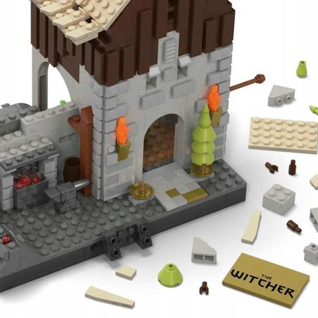 MEGA CONSTRUX KLOCKI ZESTAW WIEDŹMIN GERALT 1170el HDL28