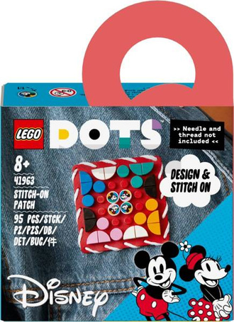 LEGO DOTS 41963 Myszka Miki i Myszka Minnie naszywka