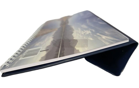 Kalendarz 2026 biurkowy z podkładką plastikową PCV