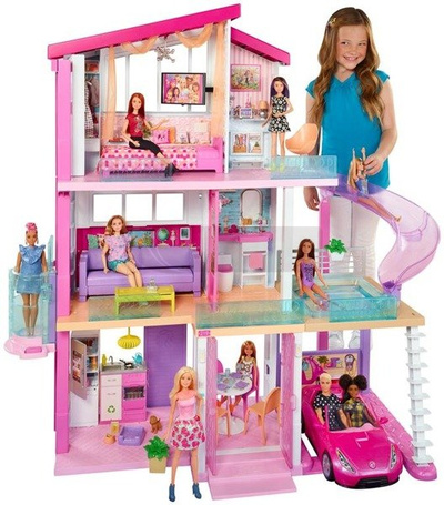 Barbie Dreamhouse Idealny domek dla lalek ze światłem i dźwiękiem
