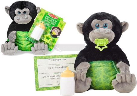 Maskotka młody goryl z certyfikatem m&d