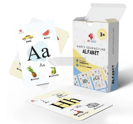 Karty edukacyjne Alfabet 35szt