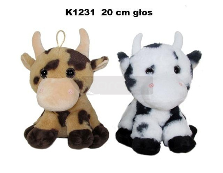 Krowa z głosem 20cm MIX