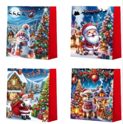 Torebka prezentowa M Boże Narodzenie mix