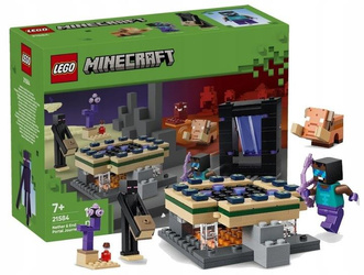 KLOCKI LEGO MINECRAFT 21584 Podróż przez portal Netheru i Kresu, zestaw +7