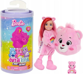 LALKA BARBIE CHELSEA CUTIE REVEAL NIESPODZIANKA seria Troskliwe Misie JCN97
