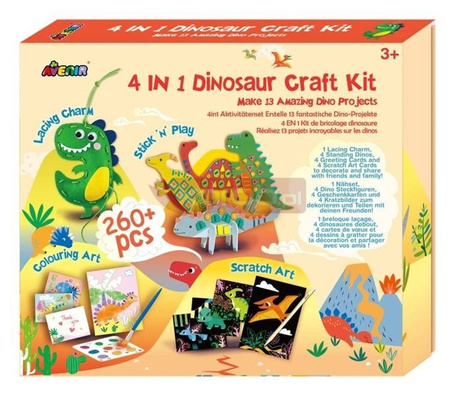 Zestaw do robienia Dinozaurów 4w1