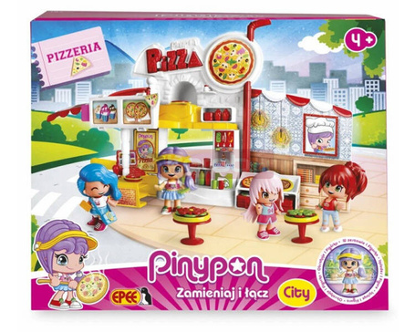 Zestaw figurek Pinypon City Pizzeria zestaw z laleczką