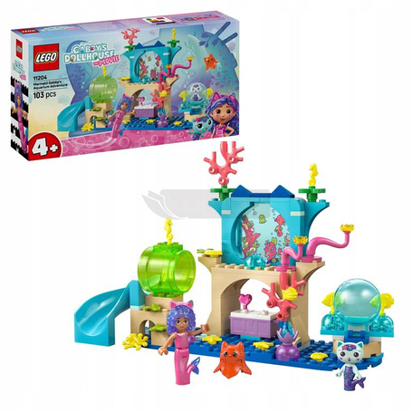 KLOCKI LEGO KOCI DOMEK GABI 11204 PODWODNA PRZYGODA SYRENKI GABI