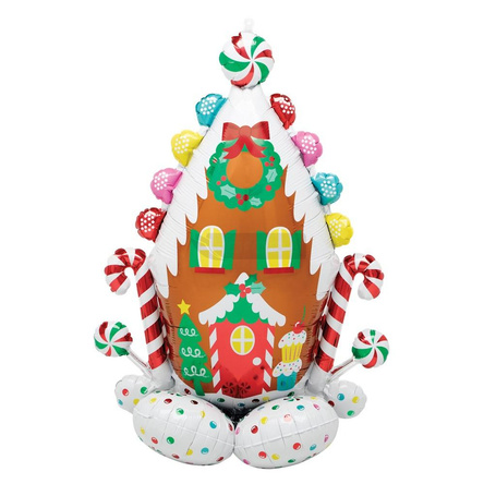 Balon foliowy AirLoonz domek z piernika 81x129cm