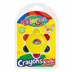 COLORINO KREDKA ŚWIECOWA 6 kolorów dla maluchów 33015