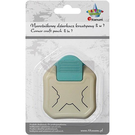 Dziurkacz z motywem narożnikowy 3w1