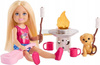 LALKA BARBIE CHELSEA Biwakowa przygoda, zestaw z pieskiem + akcesoria JJV61