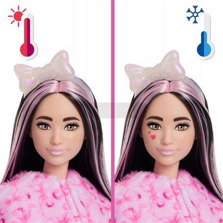 BARBIE CUTIE REVEAL SŁODKIE KOKARDKI LALKA W PRZEBRANIU słodkiej OWIECZKI JJP66