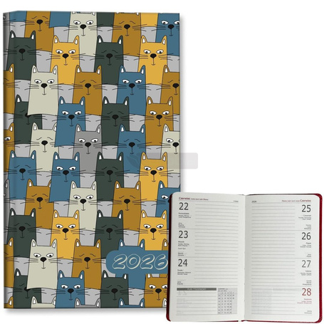 Kalendarz 2026 A6 tygodniowy Kotecki