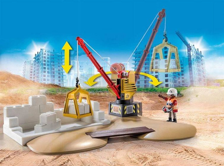 PLAYMOBIL City Action 70742 Plac budowy z wywrotką
