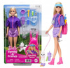 LALKA BARBIE MALIBU Przygody na łonie natury, zestaw z pieskiem JJV59