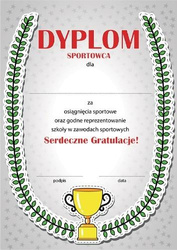 Dyplom A4 Sportowca