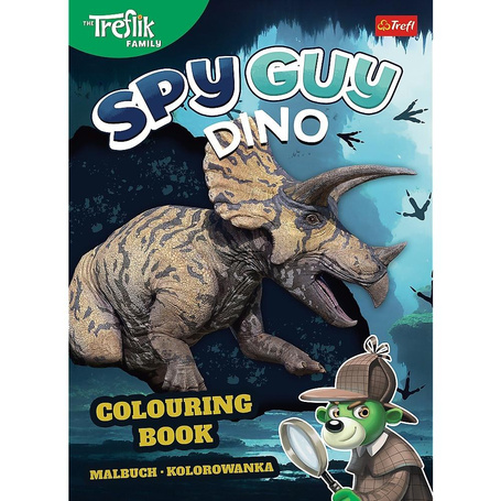 Spy Guy. Kolorowanka. Malbuch. Colouring book