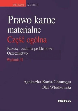 Prawo karne materialne. Część ogólna