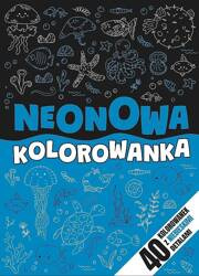 Neonowa kolorowanka niebieska