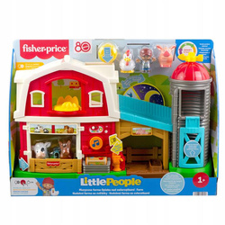 FISHER PRICE LITTLE PEOPLE MUZYCZNA FARMA, interaktywna zabawka dla malucha JGX10