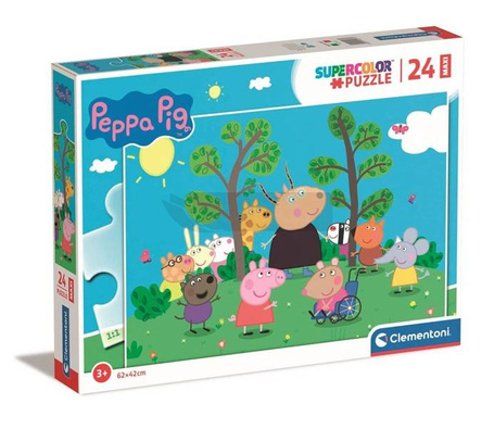 Puzzle 24 Maxi Super Kolor Peppa Pig