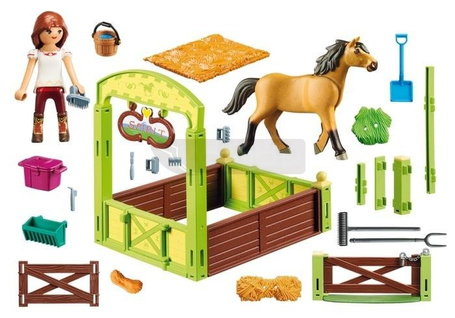 Playmobil 9478 Spirit Boks stajenny Lucky i Dziki
