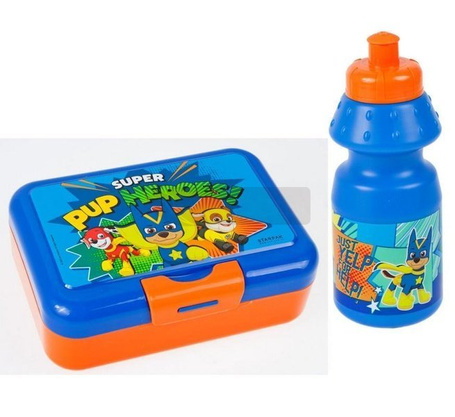 Bidon 350ml + pudełko śniadaniowe Psi Patrol
