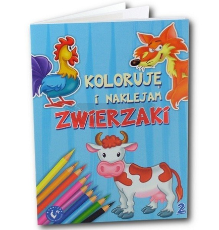 Koloruję i Naklejam Zwierzaki 2