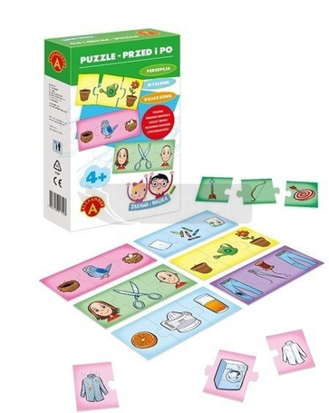 Puzzle Przed i po, Zabawa i nauka