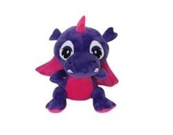 Smok fioletowo różowy 15cm