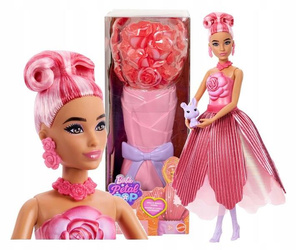 LALKA BARBIE Barbie Petal Pop Bukiet róż, pachnąca lalka + króliczek JMF59