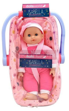 Dolls World Lalka Isabella w nosidełku 30cm