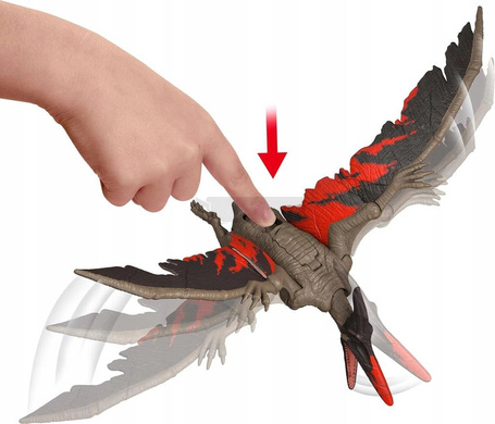 JURASSIC WORLD CHAOS THEORY Dziki ryk, Pteranodon, z dźwiękiem JCL70