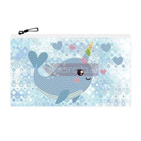 Diamond Dotz - Piórnik Narvhal Love